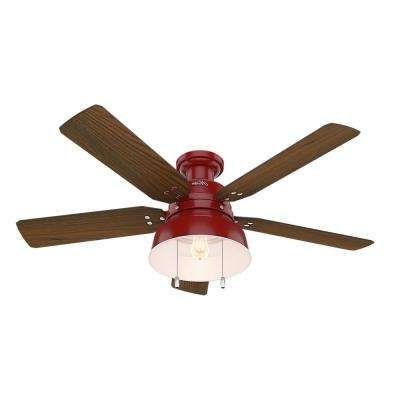 Hunter – Industrial – Outdoor – Ceiling Fans – Lighting – The Home Depot For Preferred Low Profile Outdoor Ceiling Fans With Lights (View 13 of 15)