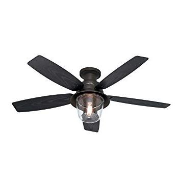 Industrial Outdoor Ceiling Fans Within Most Popular 52" Indoor/outdoor Edison Industrial Style Outdoor Ceiling Fan In (View 4 of 15)