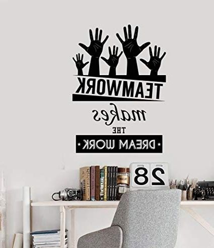 Featured Photo of 15 Collection of Inspirational Wall Decals for Office