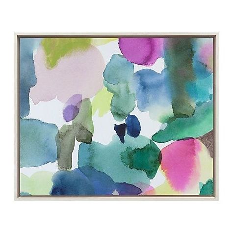 John Lewis Abstract Wall Art With Regard To Newest Fi Douglas – Rothesay Framed Canvas, 70 X 85cm (Photo 4 of 15)