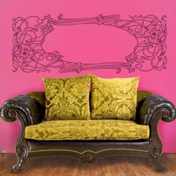 Featured Photo of 2024 Popular Art Nouveau Wall Decals