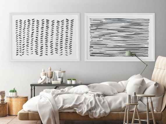 Large Horizontal Wall Art Pertaining To Widely Used Large Wall Art Minimalist Wall Art Horizontal Wall Art (Photo 1 of 15)