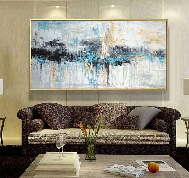 Large Modern Wall Art In Latest Abstract Art Painting Modern Wall Art Canvas Pictures Large Wall (View 1 of 15)