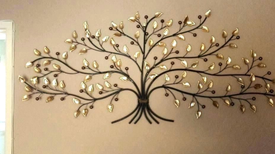 Latest Abstract Leaf Metal Wall Art Within Neoteric Wall Art Metal Leaf Large Tree Interesting Decor Uk Fish (View 9 of 15)