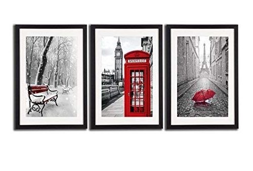 Featured Photo of 15 The Best Black White and Red Wall Art