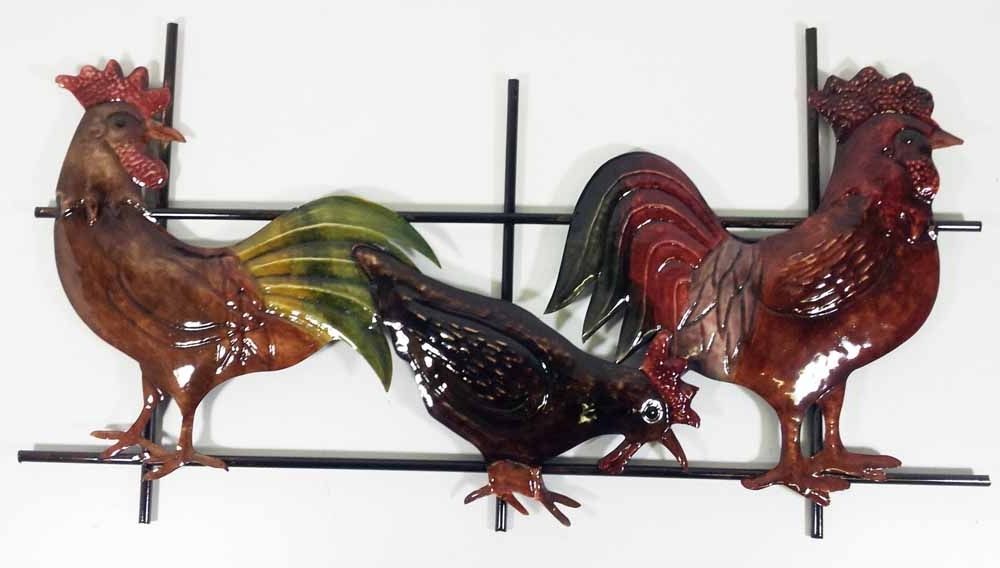 Latest Ingenious Ideas Rooster Wall Art Home Design Metal And Hen Chickens Throughout Metal Rooster Wall Decor (View 13 of 15)