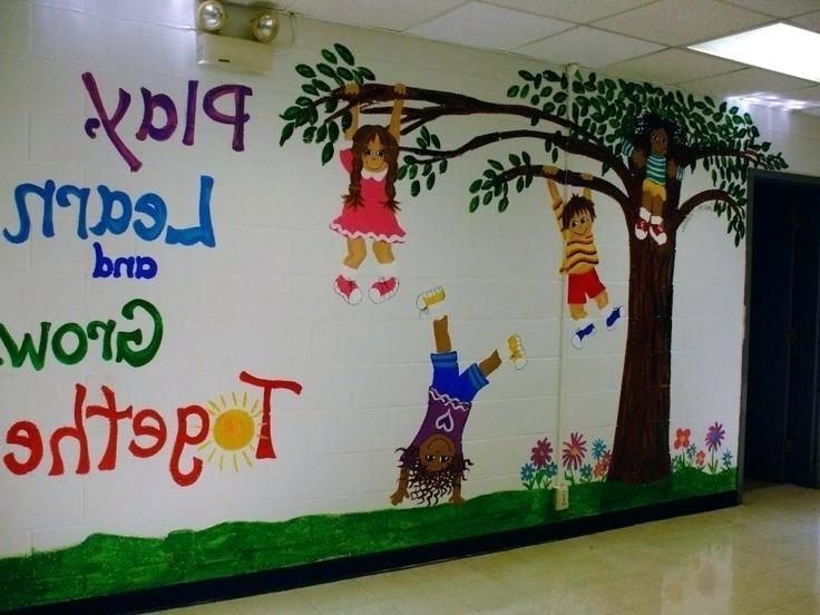 Latest Preschool Wall Decoration Classroom Wall Decoration Ideas For With Regard To Preschool Wall Decoration (Photo 5 of 15)