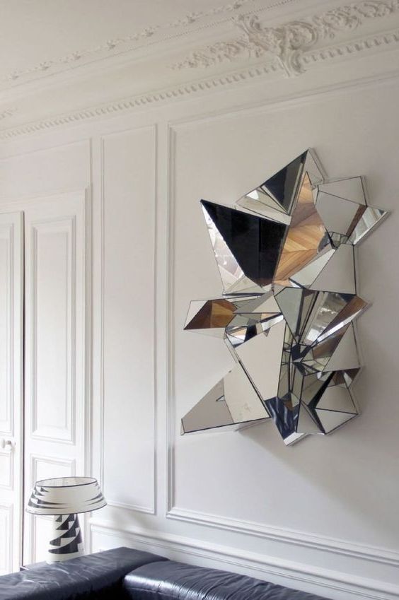 Latest Unusual 3d Wall Art Throughout 12 Geometric Mirror 3d Wall Art Looks Very Unusual – Shelterness (View 1 of 15)