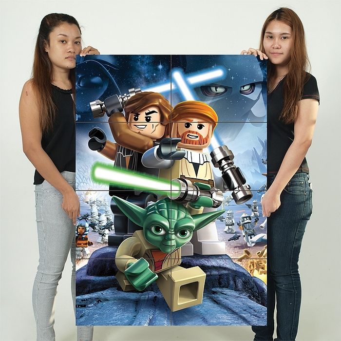Lego Star Wars Iii The Clone Wars Game Giant Wall Art Poster With Regard To Most Up To Date Lego Star Wars Wall Art (Photo 4 of 15)