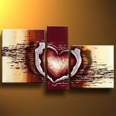 Love Dance Modern Canvas Art Wall Decor Abstract Oil Painting Wall Intended For Most Current Oil Painting Wall Art On Canvas (View 7 of 15)