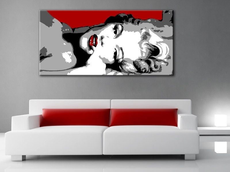 Marilyn Monroe Wall Art Pertaining To Well Known Painting Marilyn Monroe Pop Art Hand Painted On Canvas (View 7 of 15)