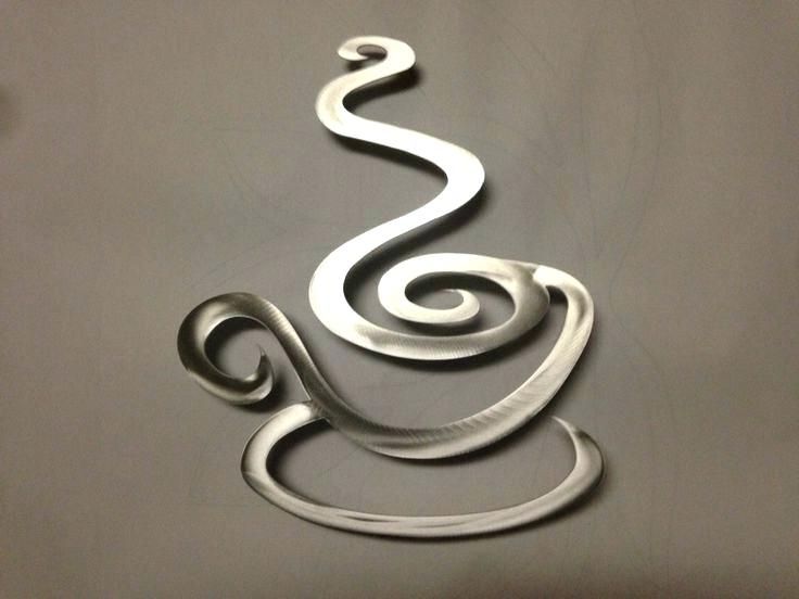 Metal Coffee Cup Wall Art Pertaining To Most Current Metal Coffee Cup Wall Art Mesmerizing Coffee Wall Decor Coffee (Photo 12 of 15)