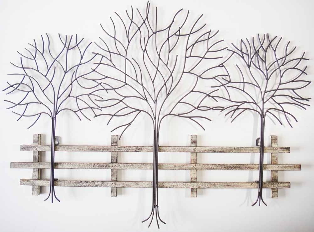 Metal Wall Art For Modern Home Inoutinterior, Tree Wall Decor Metal Inside Latest Metal Wall Art Trees And Branches (Photo 1 of 15)