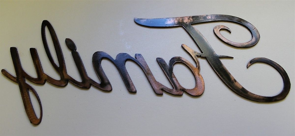 Metal Word Wall Art Intended For Well Known Faith Family Friends Metal Art Words Wall Decor 5 1200x553 Groovy (View 8 of 15)