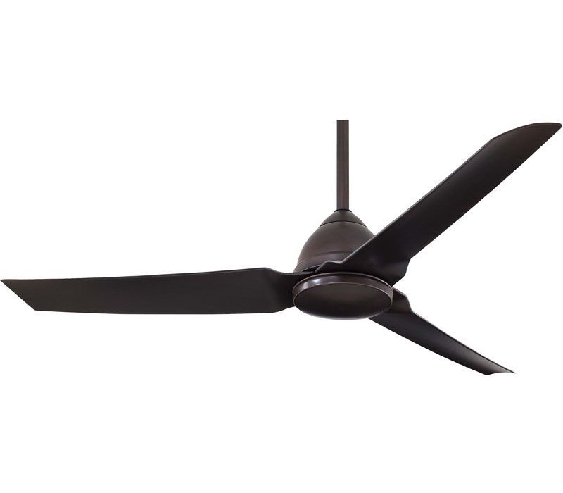 Minka Aire F753 Bnw Java 54" Outdoor Ceiling Fan With Remote With Most Popular Outdoor Ceiling Fans Without Lights (View 10 of 15)
