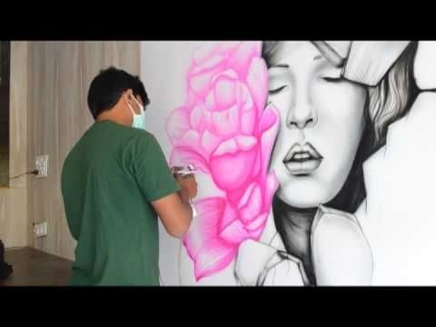 Most Current Airbrush Wall Art For Air Brush Wall Artshiva Ranjan – Youtube (Photo 1 of 15)