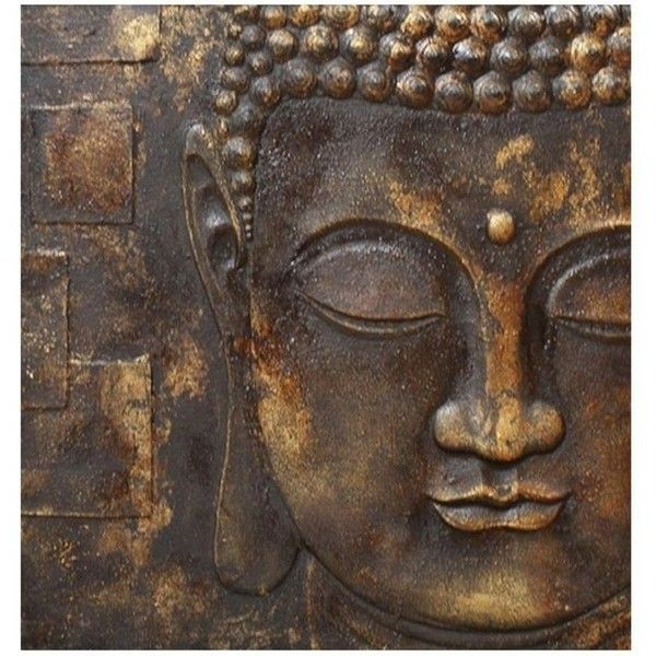 Most Current Arthouse Black And Gold 3d Buddha Wall Art ($38) ❤ Liked On Inside 3d Buddha Wall Art (Photo 1 of 15)