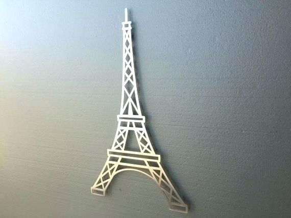 Most Current Eiffel Tower Metal Wall Art Pertaining To Eiffel Tower Wall Art Tower Wall Art At Home And Interior Design (View 6 of 15)