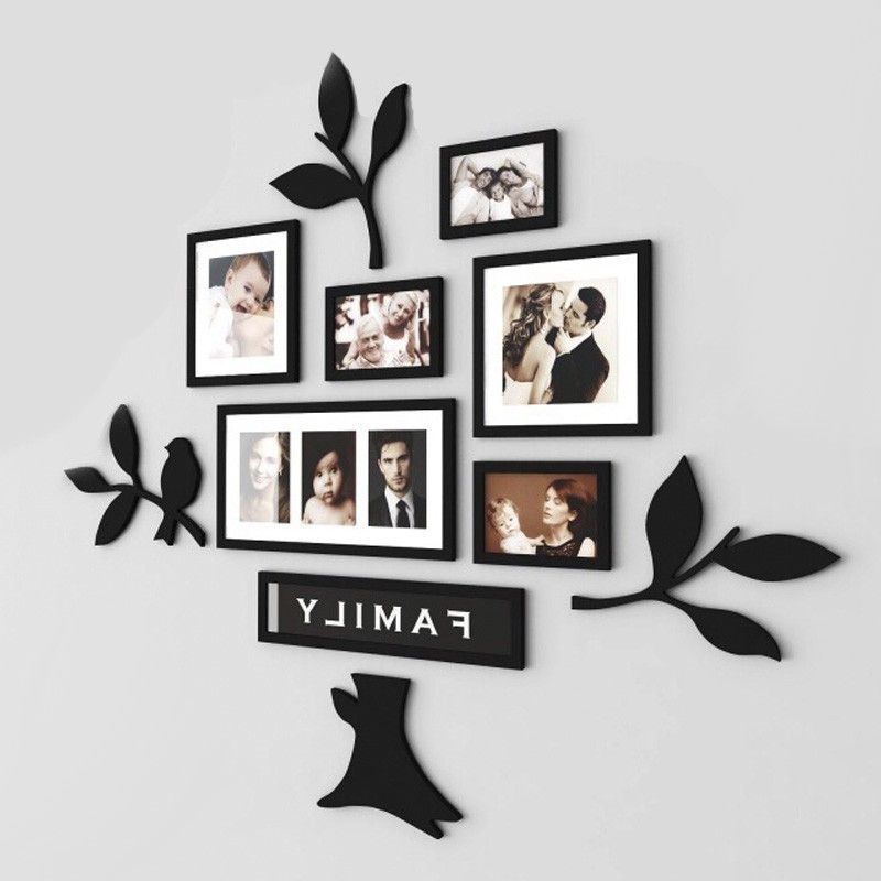 Most Current Family Photo Wall Art Pertaining To Buy Family Tree Acrylic Wall Art At (Photo 1 of 15)