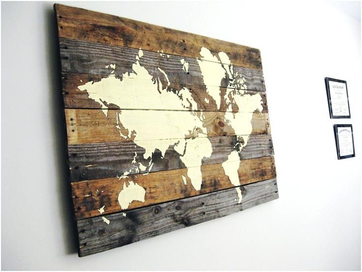 Most Current Maps For Wall Art Throughout World Map Wall Art Framed Top Map Of The World Wall Art Amazing (Photo 3 of 15)
