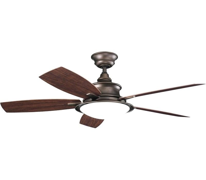 Featured Photo of 2024 Popular Wet Rated Outdoor Ceiling Fans with Light