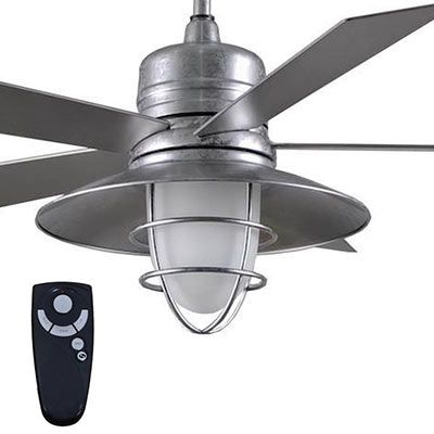 Featured Photo of 2024 Latest Outdoor Ceiling Fans with Light and Remote