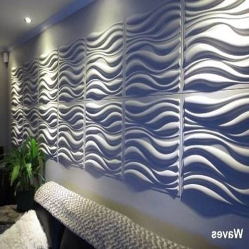 Most Popular Waves 3D Wall Art With Regard To Wall Panels – Textured Wall Paneling For Interior Walls – Home (View 1 of 15)