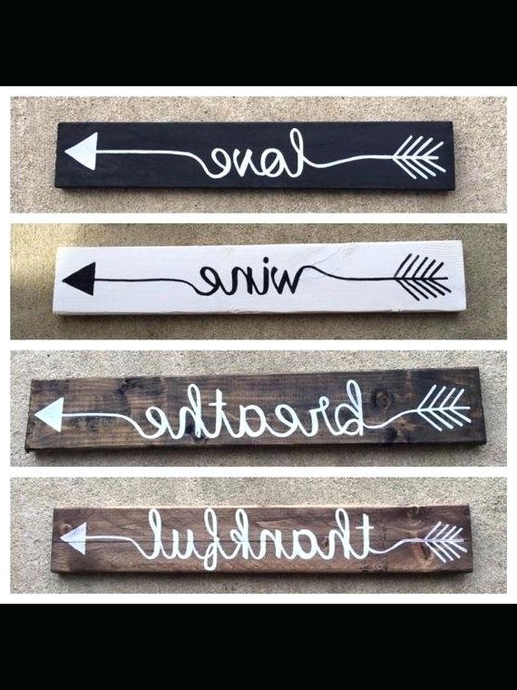 Most Popular Wood Word Wall Art Word Plaques Wall Art Excellent Best Wood Signs Throughout Wooden Word Wall Art (Photo 7 of 15)