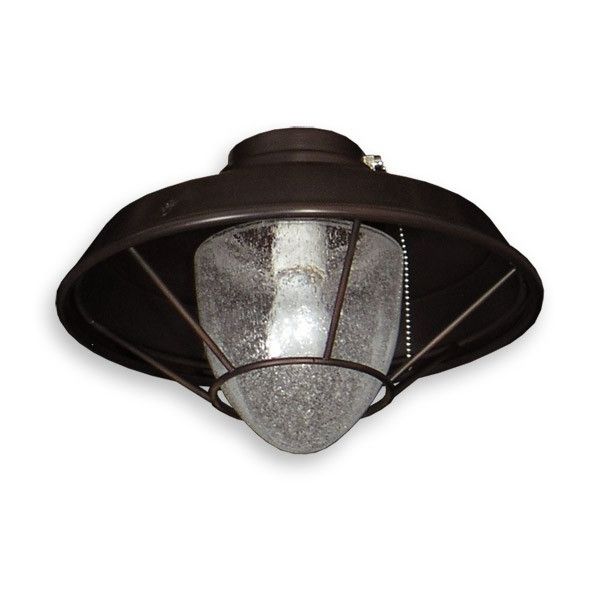 Most Recent Outdoor Ceiling Fans With Lantern Light Pertaining To 155 Indoor/outdoor Ceiling Fan Light – Lantern Style W/ Seeded Glass (View 8 of 15)