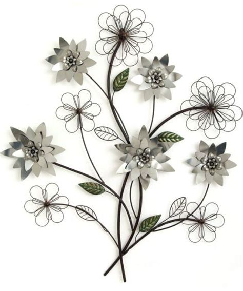 Most Recent Purple Accent Wall, Metal Flower Wall Art Outdoor Metal, Metal With Regard To Purple Flower Metal Wall Art (Photo 14 of 15)