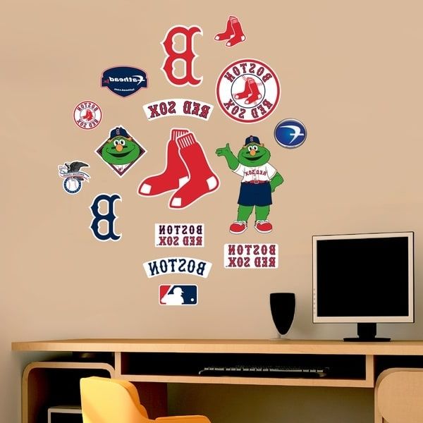 Most Recent Shop Fathead Jr. Red Sox Logo Assortment Wall Decals – Free Shipping For Red Sox Wall Decals (Photo 8 of 15)