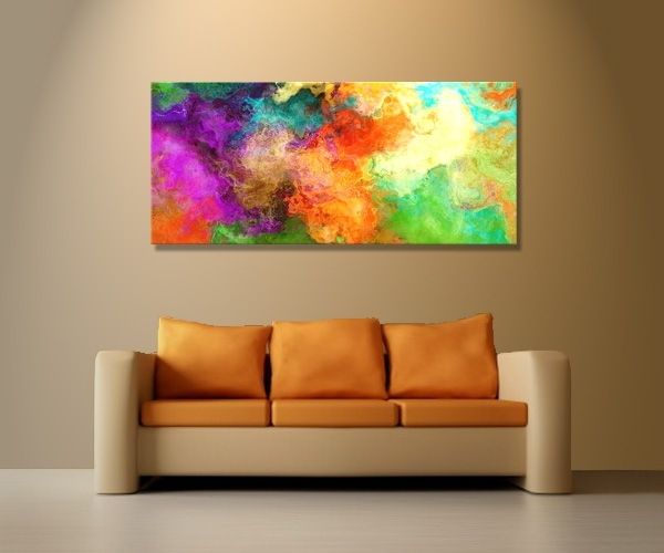 Most Recently Released Abstract Canvas Wall Art Iii In Abstract Art Canvas Digital Painting – Mother Earther Earth (View 8 of 15)