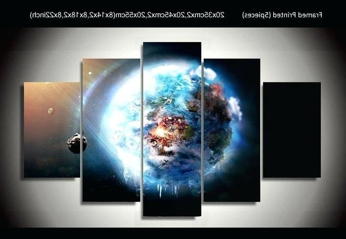 Most Recently Released Outer Space Wall Art Throughout 3. Futuristic Wall Futuristic Wall Art Framed Printed Futuristic (Photo 6 of 15)