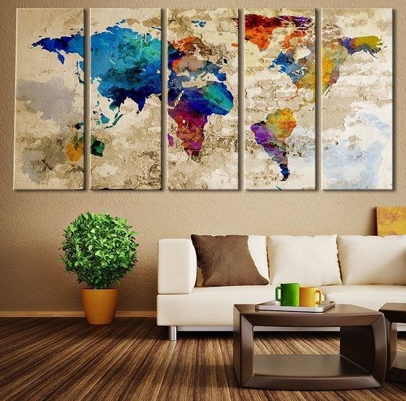 Most Up To Date Maps. Map Wall Decor – Collection Of Map Pictures Within Maps For Wall Art (Photo 4 of 15)