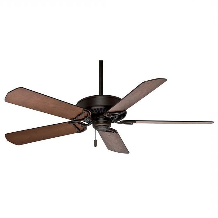 Most Up To Date Outdoor Ceiling Fans With Pull Chain With Casablanca 58" Panama Pullchain Outdoor Ceiling Fan In Brushed Cocoa (View 8 of 15)