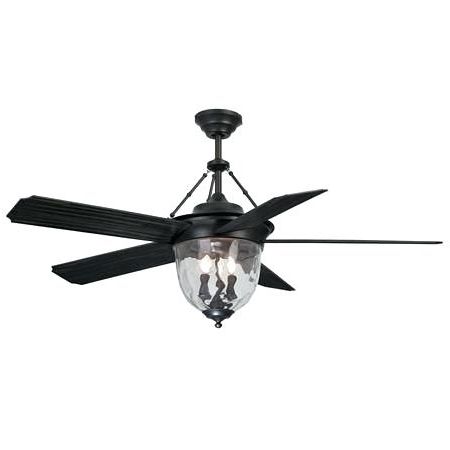 Newest 60 Outdoor Ceiling Fan With Light And Remote. Rustic Mission Styled Pertaining To Outdoor Ceiling Fans With Light Globes (Photo 6 of 15)