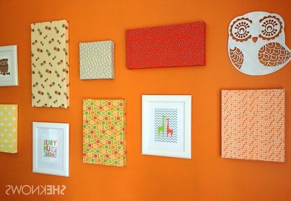Newest Fabric Canvas Wall Art Throughout Diy Canvas Artwork In 8 Easy Steps (View 4 of 15)