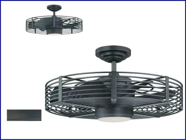 Featured Photo of 2024 Best of Outdoor Caged Ceiling Fans with Light
