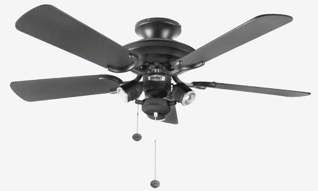 Outdoor Ceiling Fans For 7 Foot Ceilings Pertaining To Most Recent Ceiling Fans For 7 Foot Ceilings : Decor Studios – Stylish Black (View 15 of 15)