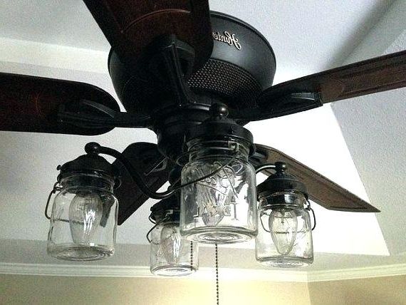 Outdoor Ceiling Fans With Mason Jar Lights With Regard To Most Recently Released Altura Ceiling Fan Light Kit Home Depot Ceiling Fan Light Kit (Photo 1 of 15)