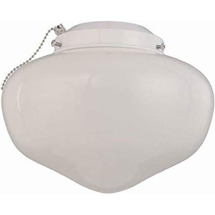 Outdoor Ceiling Fans With Schoolhouse Light With Regard To Most Recently Released 7783800 Schoolhouse Glass Indoor/outdoor 4 Inch Fitter Ceiling Fan (Photo 12 of 15)