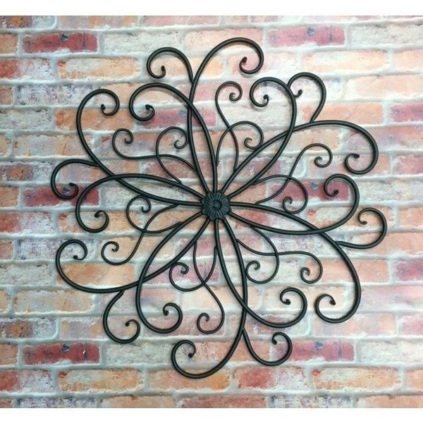 Outdoor Metal Wall Art/metal Wall Hanging/bohemian Decor/faux With Best And Newest Faux Wrought Iron Wall Decors (View 5 of 15)