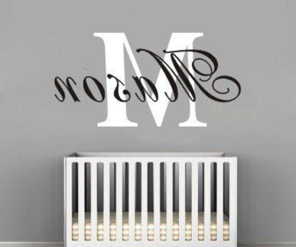 Personalized Nursery Wall Art Regarding Favorite Wall Art Ideas Design : Populer Items Personalized Name (View 15 of 15)