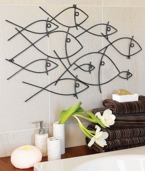 Featured Photo of The Best Metal Wall Art for Bathroom