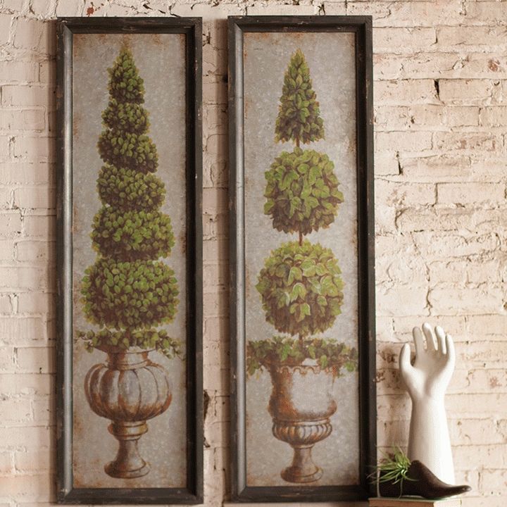 Featured Photo of 15 Collection of Topiary Wall Art