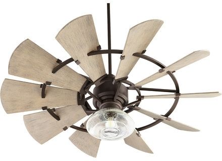 Preferred 52Quot; Outdoor Rustic Windmill Ceiling Fan Shades Of Light, Rustic For Outdoor Windmill Ceiling Fans With Light (View 1 of 15)
