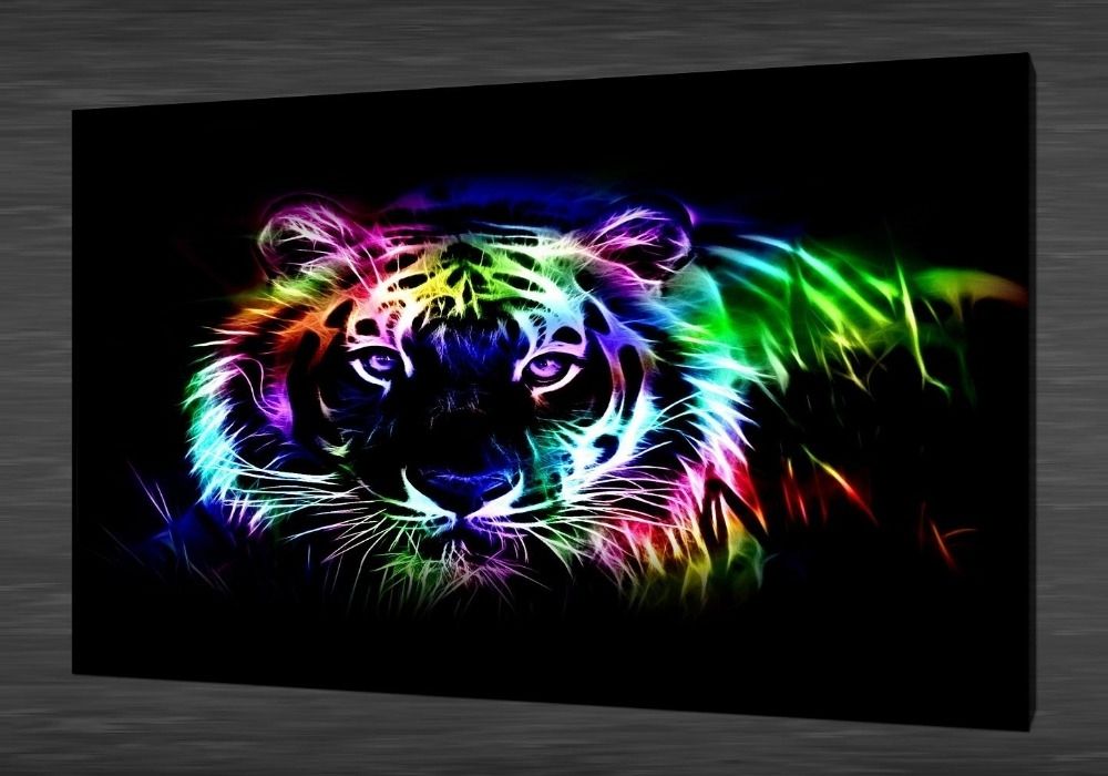 Preferred Image Gallery Neon Abstract Wall Art, Neon Wall Art – Swinki Morskie Pertaining To Abstract Neon Wall Art (View 8 of 15)