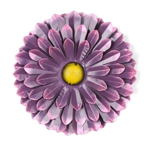 Purple M Simple Metal Flower Wall Art – Home Design And Wall Decoration For 2017 Purple Flower Metal Wall Art (View 6 of 15)