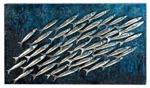 Stainless Steel Fish Wall Art For Current Trendy Ideas Metal Fish Wall Art Room Decorating For Sale (Photo 12 of 15)