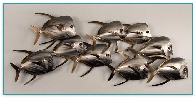 Stainless Steel Fish Wall Art In Fashionable Stainless Steel Fish Wall Art (Photo 5 of 15)